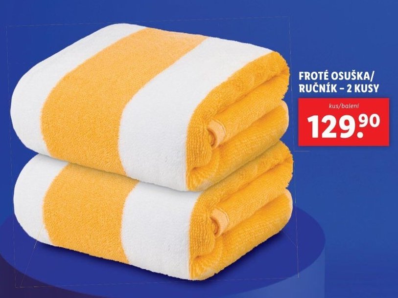 FROTÉ OSUŠKA/RUČNÍK – 2 KUSY