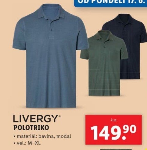 Pánské polotričko Livergy