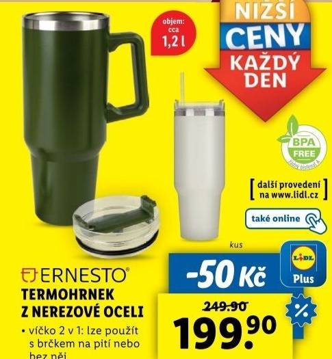 Termohrnek Ernesto - Lidl akcniletaky.com