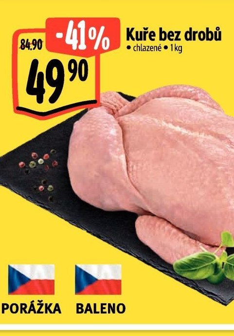 Kuře bez drobů