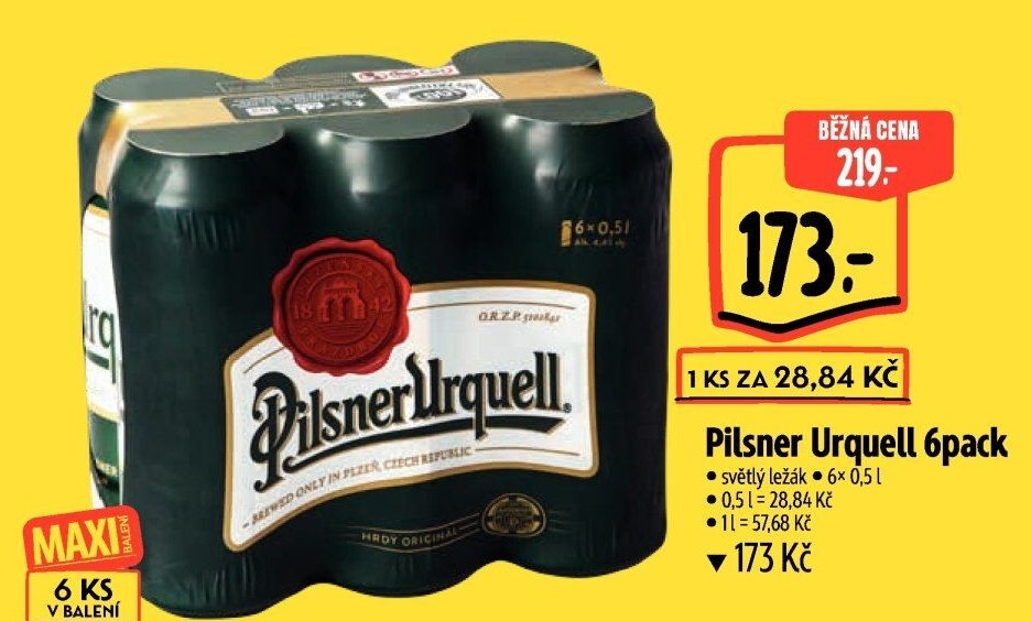 Pilsner Urquell 6pack