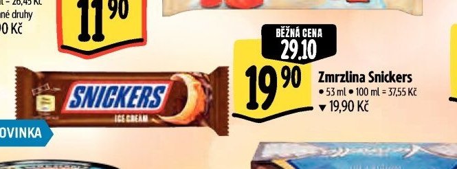 Zmrzlina Snickers