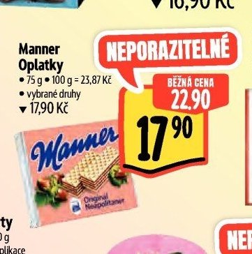 Manner Oplatky
