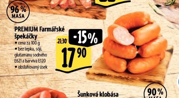 PREMIUM Farmářské špekáčky