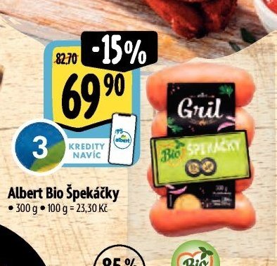 Albert Bio Špekáčky