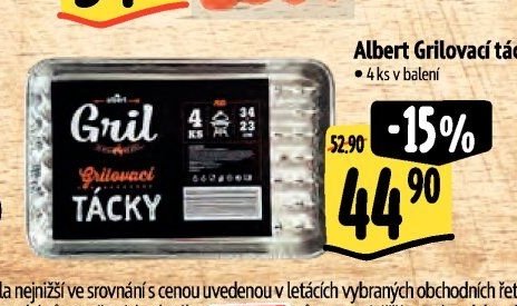 Albert Grilovací tácky