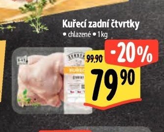 Kuřecí zadní čtvrtky