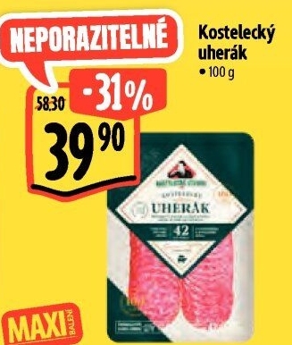 Salám Uherák kostelecký Kostelecké uzeniny