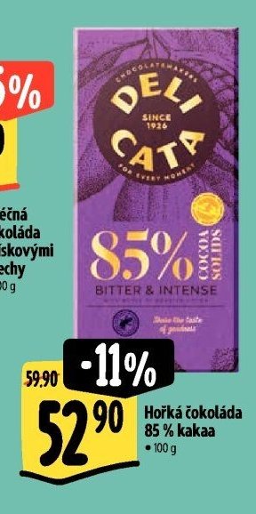 Hořká čokoláda 85 % kakaa