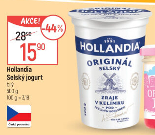 Bílý jogurt selský Hollandia