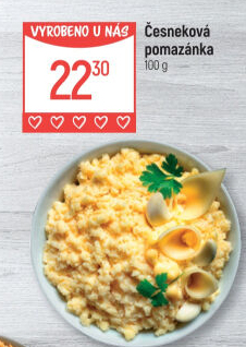 Česneková pomazánka Globus