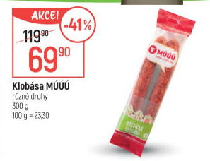 Hoštická klobása Maso uzeniny Písek