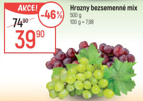 Hrozny mix bezsemenné