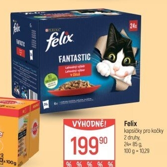 Kapsičky pro kočky Sensations Felix Purina
