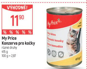 Konzerva pro kočky My Price
