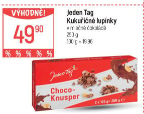 Kukuřičné lupínky Jeden Tag