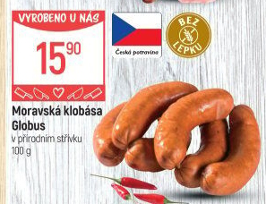 Moravská klobása Globus