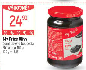 Olivy černé My Price