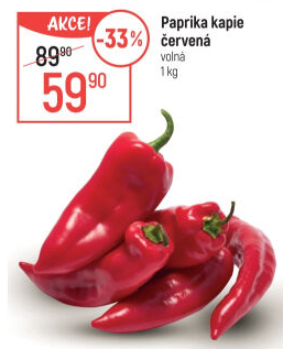 Paprika červená kapie