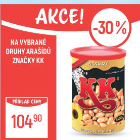Pražené arašídy KK