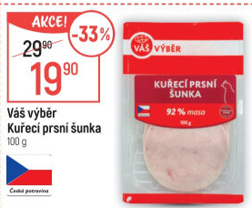 Šunka kuřecí prsní Váš Výběr