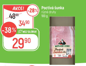 Šunka nejvyšší jakosti poctivá Kostelecké uzeniny