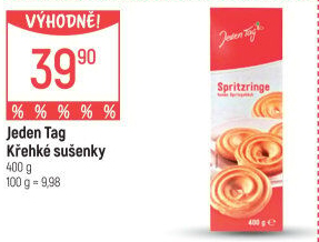 Sušenky křehké Jeden Tag