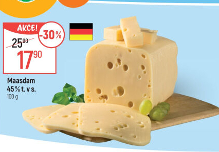 Sýr Maasdamer 45%