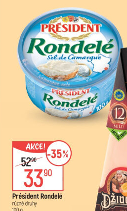 Sýr termizovaný Rondelé President