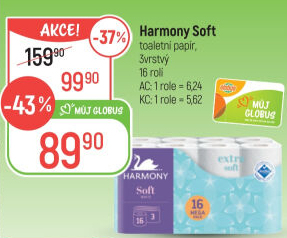 Toaletní papír 3vrstvý Harmony