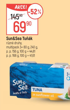 Tuňák steak v oleji Sun&