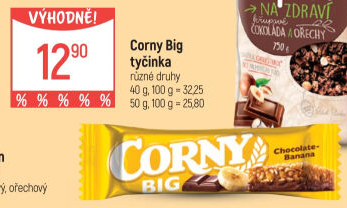 Tyčinka cereální BIG Corny
