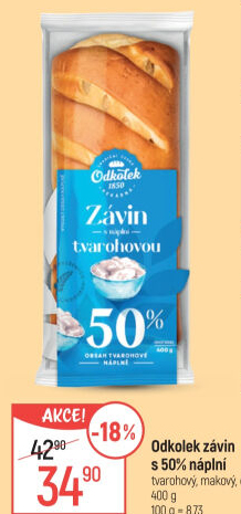 Závin s náplní Odkolek