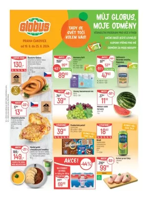 akční leták Globus 19.6.2024-25.6.2024