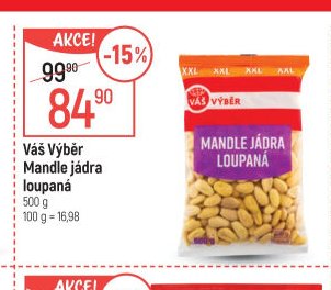 Váš Výběr Mandle jádra loupaná