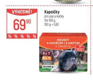 Kapsičky pro psy a kočky