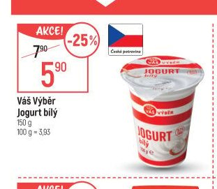 Váš Výběr Jogurt bílý