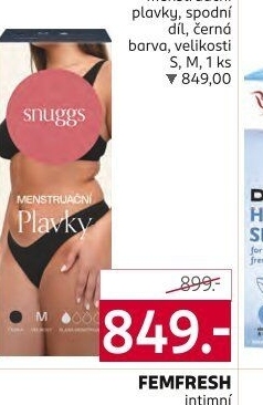 Dámské menstruační bikiny - kalhotky Snuggs