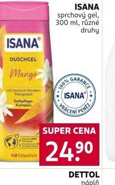 Sprchový gel Isana