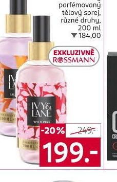 Tělový sprej Ivy &