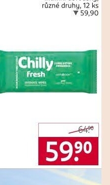 Ubrousky pro intimní hygienu Chilly