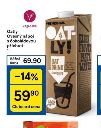 Oatly Ovesný nápoj s čokoládovou příchutí 1 l