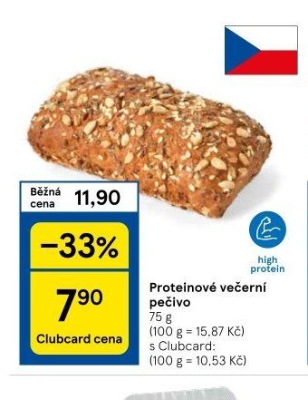 Proteinové večerní pečivo 75 g
