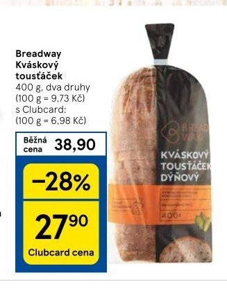 Breadway Kváskový toustáček