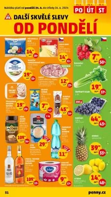 akční leták Penny Market 20.6.2024-26.6.2024