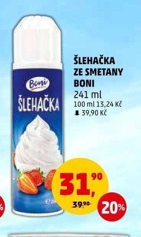 Šlehačka ze smetany Boni