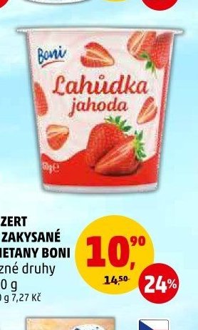 Dezert ze zakysané smetany Boni