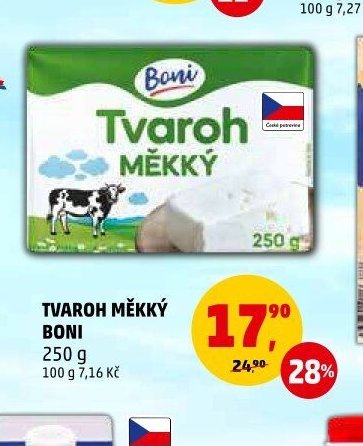 Tvaroh měkký Boni