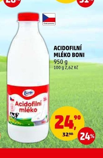 Acidofilní mléko Boni