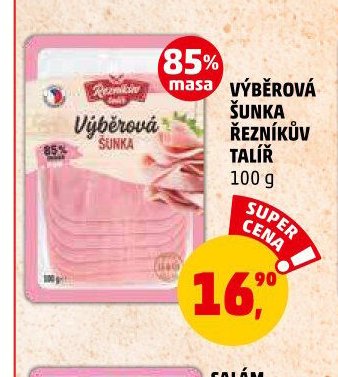 Výběrová šunka Řezníkův talíř